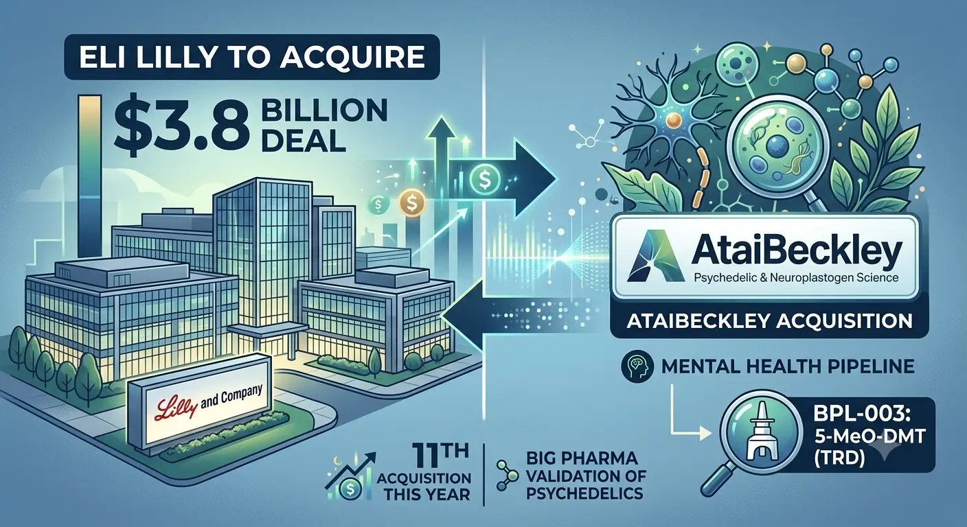 Eli Lilly to Acquire AtaiBeckley for up to $3.8 Billion