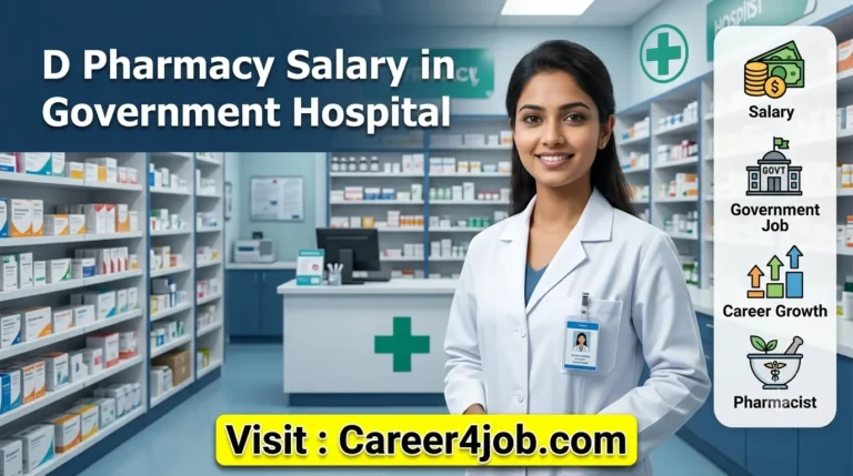 D Pharmacy Salary Per Month in Government Hospital