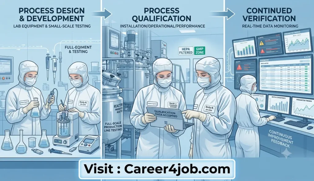 Pharmaceutical Process Validation: A Complete Overview Three stages of pharmaceutical process validation lifecycle