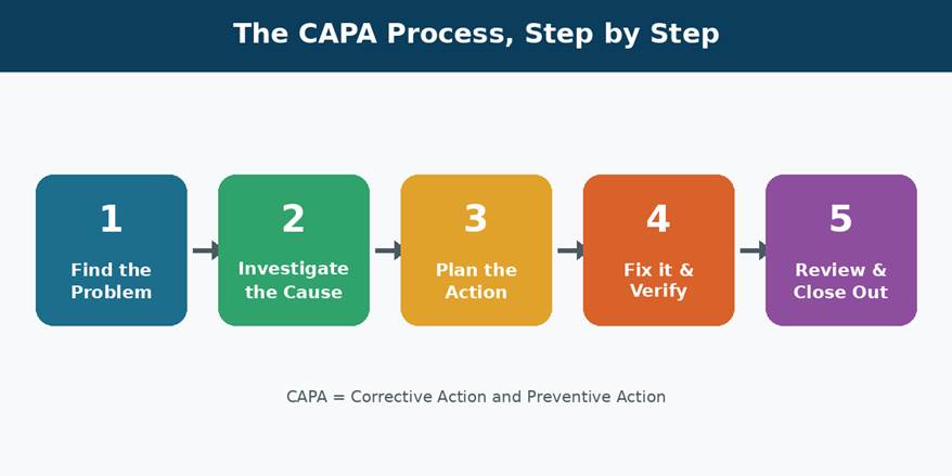 The CAPA process in five simple steps
