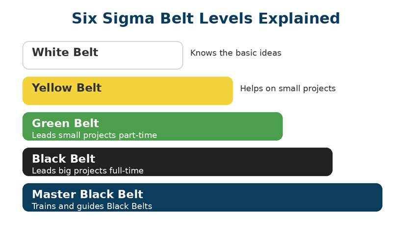 Six Sigma Guide: DMAIC, Belt Levels & Business Benefits Six Sigma Guide: DMAIC, Belt Levels & Business Benefits